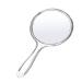 D Handheld Mirror with Handle  Hand Mirror Small Doule Sided Magnifying Mirror 1X 2X  Handle Makeup Mirror  Acrylic Handheld Mirror Rounded Shape  Transparent 1 PCS Clear