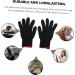 Alipis 1 Set 4pcs Gloves Curling Iron Glove Bumps Glove Anti-Scald Hairdressing Tool Black 21.5X12.2 cm - Buy Online on SooperMarket.com