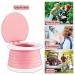 Kids Portable Folding Toilet Seat - Foldable Potty Chair for Boys & Girls | Toddler Potty Training Seat (Pink) - Buy Online on SooperMarket.com