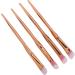 Drawing Aid Nose Shadow Stencil Silicone Mascara with 4pcs Makeup Brush for Eye Makeup Portable Size Non Slip Design - Buy Online on SooperMarket.com
