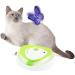 All for Paws 2 in 1 Interactive Cat Toy - Fluttering Butterfly & Rolling Balls - Automatic Indoor Kitten Spinner Toy - Buy Online on SooperMarket.com