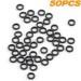 Dr.Fish 50 Pack Stainless Steel Fly Fishing Tippet Rings - 2mm/2.5mm - Lightweight Low Profile for Trout, Salmon, Crappie, Bluegill, Steelhead - Buy Online on SooperMarket.com