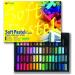 MUNGYO Non Toxic Square Chalk Soft Pastel 64 Pack Assorted Colors (B441R078-7003A)