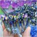 Natural Crystal Electroplate Cluster Stone RawCrystals Rock Specimen Home Decor FZUGEDRLI - Buy Online on SooperMarket.com