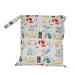 Egurs Wetbag Waterproof Reusable Diaper Bag Nappy Bag White Zoo L 30 * 36cm L 30*36cm White Zoo