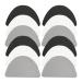 FRCOLOR 12pcs Shoe Repair Stickers Boots Boot Repair Accessories Boot Repair Patches Shoe Repair Patches Shoe Patches for Holes Pu Patches Shoe Repair Kit Adhesive Heel Post Post