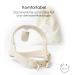 Muki & Co Double-Layered Adjustable Dog Dishes for Extra Small to Medium Dogs - Comfortable & Safe - Beige Size S (38-45 cm) - Buy Online on SooperMarket.com