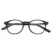ZENOTTIC Vintage Round Glasses Frame Nerd Glasses Without Prescription Retro Clear Lens Glasses for Women and Men C3 Black