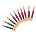 Baluue 10pcs Blending Brush Eye Shadow Brush Makeup Brush Cosmetics Eye Shadow Applicator