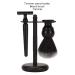 3-Piece Shaving Brush Set | Beard Trimmer & Mustache Care Tool with Stand | Premium Grooming Kit for Men - Buy Online on SooperMarket.com
