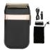 Cordless Rechargeable Electric Shaver Portable Travel Facial Hair Groomer with Detachable Blade Electric Razor Compact Face Shaver Gifts for Men