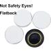 10 Pairs 25mm Owl Bird Glass Eyes for Art Dolls, Sculptures, Masks, Taxidermy - Flatback Design - Buy Online on SooperMarket.com