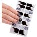 Ruarby French Tip Press on Nails Medium Almond False Nails Tips Detachable Full Cover Stick on Nails Glossy Nude False Nails - Buy Online on SooperMarket.com