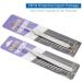 Feita Precision Eyelash Tweezers Set - Professional Straight & Curved Tweezers for Eyelash Extensions - Fine Tip - Silver - 2 Pack - Buy Online on SooperMarket.com