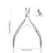 FERYES Cuticle Clipper - Professional Grade Stainless Steel Cuticle Remover Tool - 6mm Jaw - Silver | 1 Piece - Buy Online on SooperMarket.com