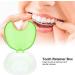Durable Orthodontic Holder Case - Portable Denture Container with Pressure Lock Design (Light Green) | International Shipping Available - Buy Online on SooperMarket.com