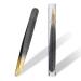 Andibro Eyebrow Hair Removal Tweezers Stainless Steel Precision Eyebrow Pluckers Non-Slip Handles No Gaps Professional Flat Tip for Ingrown Facial Hair Lashes Home Men Women Beauty Salon(slanted tip)