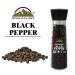 Himalayan Chef Pink Salt and Pepper Grinder Set - Adjustable Ceramic Grinders - Tall Glass Shakers - Large Salt and Pepper Mills (5351AX2) - Buy Online on SooperMarket.com