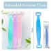 Johiux Silicone Bath Body Brush 72cm - Exfoliating & Easy to Clean (Blue) - Buy Online on SooperMarket.com
