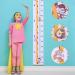 Baby Height Growth Chart Wall Hanging Measuring Ruler - Canvas & Wood Nursery Decoration - Buy Online on SooperMarket.com