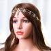 Fashband Boho Flower Head Chain | Gold Pearl Headband & Hair Accessories for Women | Unique Bohemian Style - Buy Online on SooperMarket.com