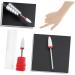 minkissy Nail Accessories Nail Tools Electrical Tools Electric Tool Nails Drill Bits Power Tools Nail Drill Bits Manicure Grinding Head medium Red - Buy Online on SooperMarket.com