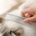 Pet Steel Comb for Dogs and Cats - Rounded Teeth, Static-Free, Corrosion Resistant - 7.4in - Buy Online on SooperMarket.com