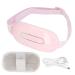 YUECOOM Electric menstrual heating belts USB charging 3 gears fast warming intelligent massage electrical waist belt for men boys women girls of every age pink