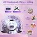iBigLY 248W UV LED Nail Lamp - Faster Curing Nail Dryer for Gel Polish - 60 Lamp Beads, 4 Timers, Auto Sensor - Home Salon Nail Art Light - Purple - Buy Online on SooperMarket.com