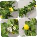 Zerodeko 2pcs Lemon Cane Spring Fruit Garland Front Door Wreaths Festival Garland Fruit Plants Hanging Lemon Artificial Lemon Garland Front Door Decor Silk Flower Branch Decorative Flower - Buy Online on SooperMarket.com
