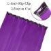 Rainbow Clip-In Hair Extensions | 50cm Dark Purple Strands | 10 Pcs 80g Realistic Smooth Hair - Buy Online on SooperMarket.com