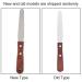 Stainless Steel Wax Spatula with Wooden Handle | Hair Removal Tool for Cartridge Hot & Cold Wax | 18.6 cm Long 2 cm Wide 0.8 mm Thick | International Shipping - Buy Online on SooperMarket.com