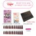 Redykat 24PCS XL Stiletto Matte Press On Nails - Salon Quality Extra Long Dark Red False Nails for Quick Home Manicure - Buy Online on SooperMarket.com