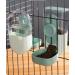 Misyue Hanging Automatic Food Water Dispenser for Small Pets | Gravity Rabbit Feeder & Water Bottle Set | Ideal for Bunny, Chinchilla, Guinea Pig, Hedgehog, Ferret - Buy Online on SooperMarket.com