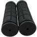 2 Pairs Soft Black Rubber Bicycle Handlebar Grips for BMX MTB Mountain Road Scooter Bike - Buy Online on SooperMarket.com
