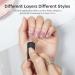 Modelones Jelly Gel Nail Polish 15ML Grey Pink Translucent Sheer Nude Colors Neutral Skin Tone Gel Polish Soak off U V LED Cured at Home Salon DIY French Manicure Nails Art Jelly Grey - Buy Online on SooperMarket.com