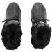 POLAR Women's Mid Calf Black Leather Waterproof Tactical Boots - Size 8 - Buy Online on SooperMarket.com