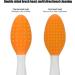 Silicone Nose & Lip Exfoliating Brush for Deep Cleaning and Blackhead Removal - Orange - Buy Online on SooperMarket.com