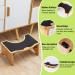 StrongTek Squatting Toilet Stool for Adults  7 Inches Foldable Toilet Stool for Bathroom  350 Lbs Capacity  Potty Stool with Heavy Duty Hinges and Rubber Non-Slip Surface for More Stability and Safety Wood - Buy Online on SooperMarket.com