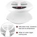 Buy Intelligent Hot & Cold Air Nail Dryer - 400W Gel Nail Lamp with Sensor | Compact Manicure Tool (White) - Fast International Shipping! - Buy Online on SooperMarket.com