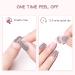 Non Toxic Peel Off Nail Polish Set - Quick Dry Water-Based Lacquer for Women & Kids - 4 Colors with Base Coat & Top Coat - 5 Bottles 0.5 fl oz - Buy Online on SooperMarket.com
