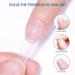 500PC Long Coffin Nail Tips - Ballerina Full Cover Press On Nails | 10 Sizes for DIY Nail Salon - Buy Online on SooperMarket.com