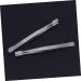 OSALADI Tweezers Stamp Tweezer Stainless Steel Tweezer Stamp Picking Tweezer Beauty Tools Lash Tweezer Pliers Tool Nipper Grafting Lash Supplies Tweezer for Stamp Portable Seal Collector 11CM Silver - Buy Online on SooperMarket.com