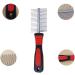 Deshedding Tool & Pet Grooming Professional Metal Shedding Brush Pet Cat Dog Grooming Comb Trimmer Tool Double Sided Fur Rake Tool - Buy Online on SooperMarket.com