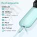 Cordless Hair Straightener Brush - Webeauty Negative Ion Mini Travel Straightener for Women Fast Heating USB Rechargeable Dual Voltage Blue Green - Buy Online on SooperMarket.com