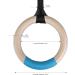 Wooden Gymnastic Rings Set - 15ft Adjustable Straps - 32mm - Perfect for Cross-Training, Gymnastics, Strength Training, Pull Ups & Dips (Set of 2) - Buy Online on SooperMarket.com