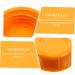 Vaguelly 10pcs Baby Bottle Seal Cap 43mm Diameter Bottle Lids Milk Bottle Cap Water Bottle Screw Lid Narrow Neck Breastmilk Bottles Cap Women Small Travel Food Grade Pp Milk Jug Orange 4.3x4.3x1.5cm - Buy Online on SooperMarket.com