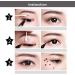 Eyeliner Stamp Double-Head Stamp Eyeliner 2 in 1 Double-Head Waterproof Liquid Eyeliner Pen Make-Up Tool Black Heart - Buy Online on SooperMarket.com