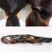 Wig Hair Rings Braided Faux Hair Ponytail Holders Hairpiece Hair Band Woman Elastic Rubber Bands Ponytail Wrap Hair Accessory For Girls(Brown) 1.3*10cm style2 - Buy Online on SooperMarket.com