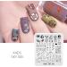 Alexnailart Nail Stamping Plates | Nail Art Templates & Design Tools for Perfect Manicures - SKY 005 - Buy Online on SooperMarket.com